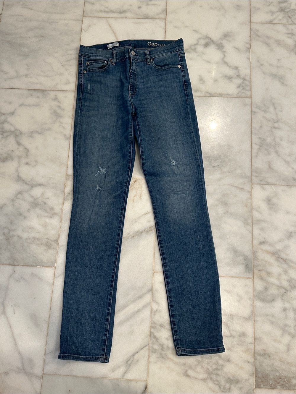 GAP 1969 Medium Blue Slim Jeans